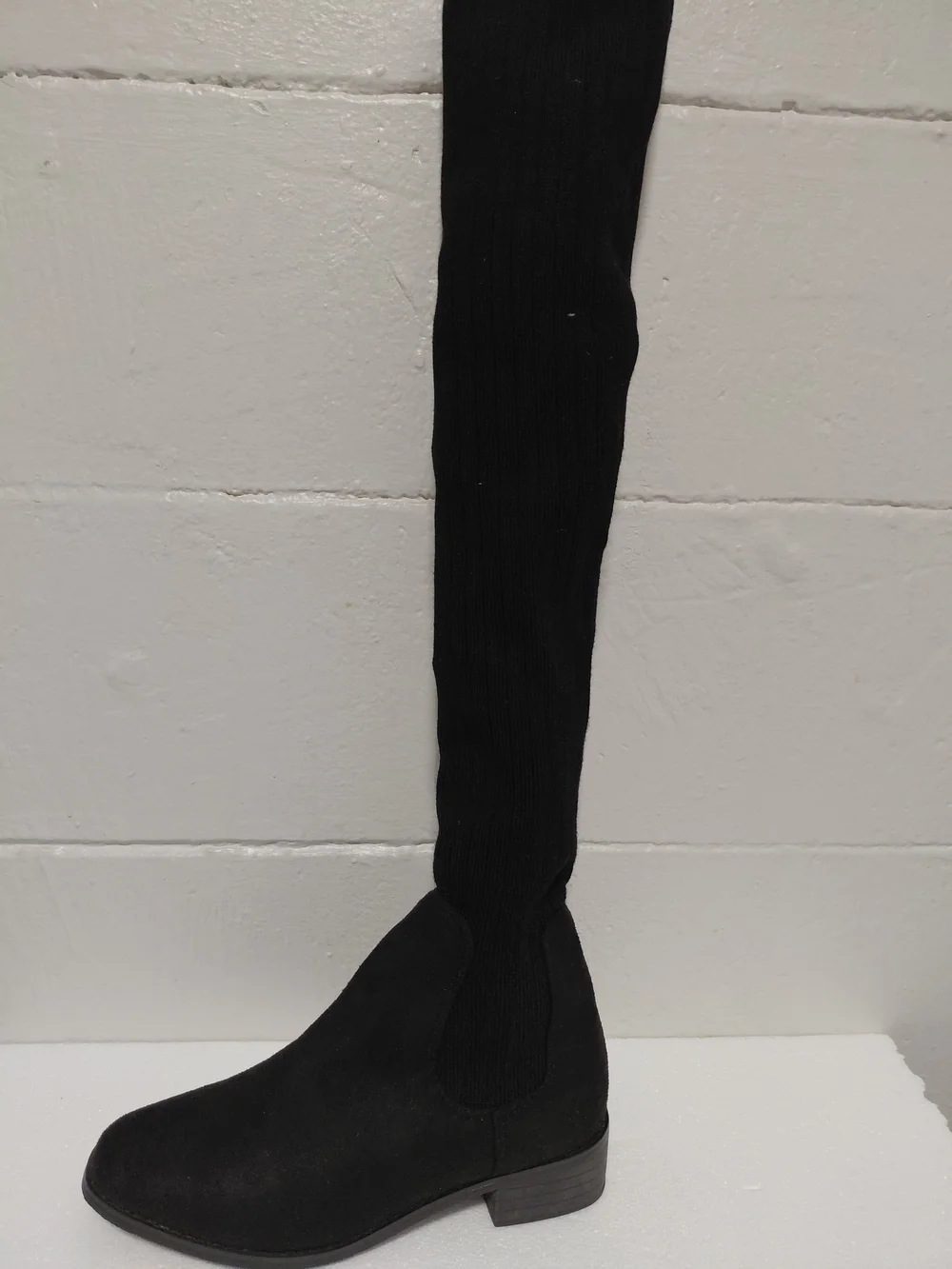 Black Over-the-Knee Women's Boot